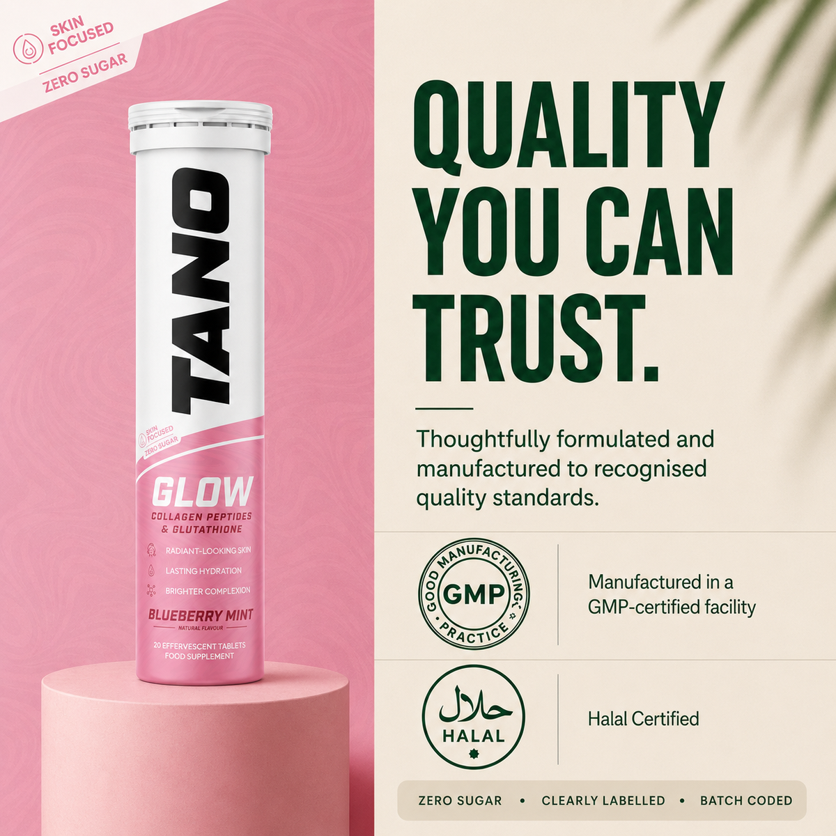 GLOW — Collagen Peptides  + Glutathione