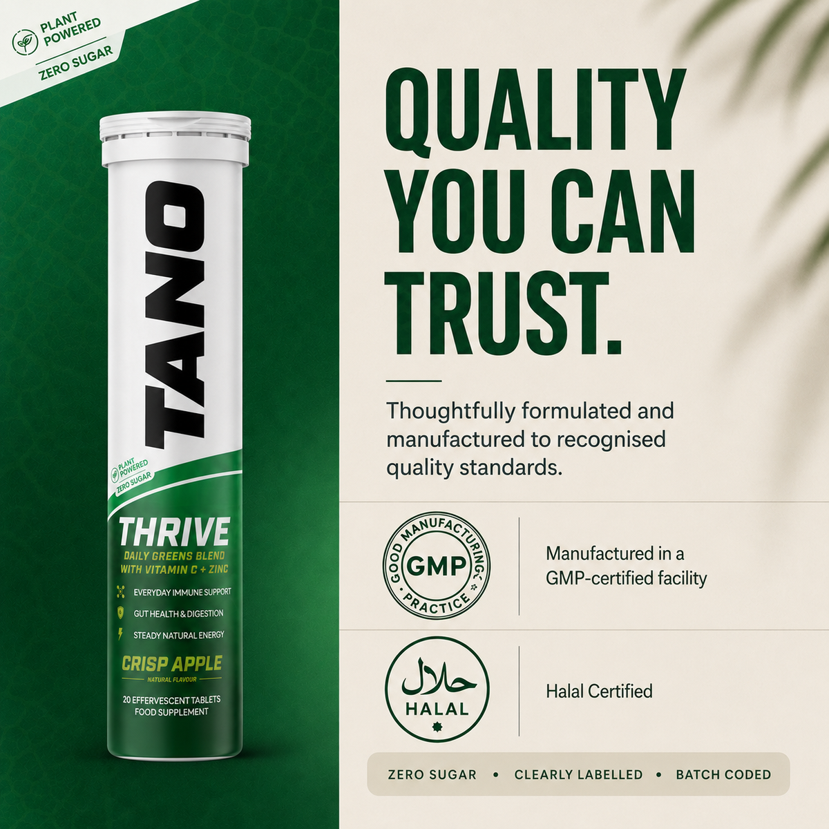 THRIVE — Daily Greens with Vitamin C + Zinc