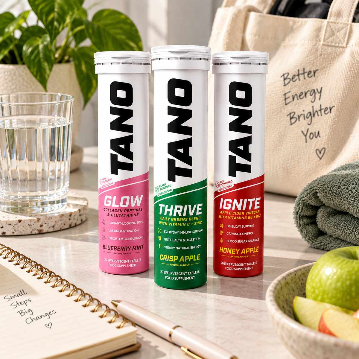 The Daily Wellness Trio - Thrive, Ignite, Glow